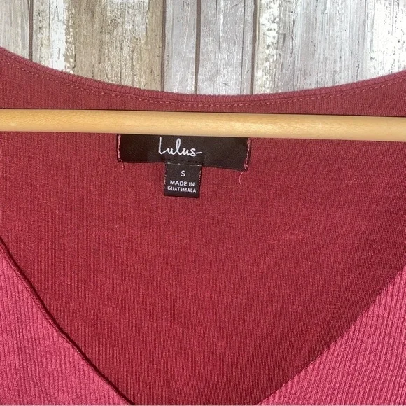 Lulus Maroon Stretch Thong Bodysuit - Picture 5 of 5